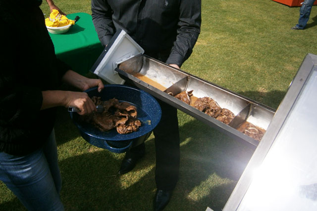 Cocinar con energía solar